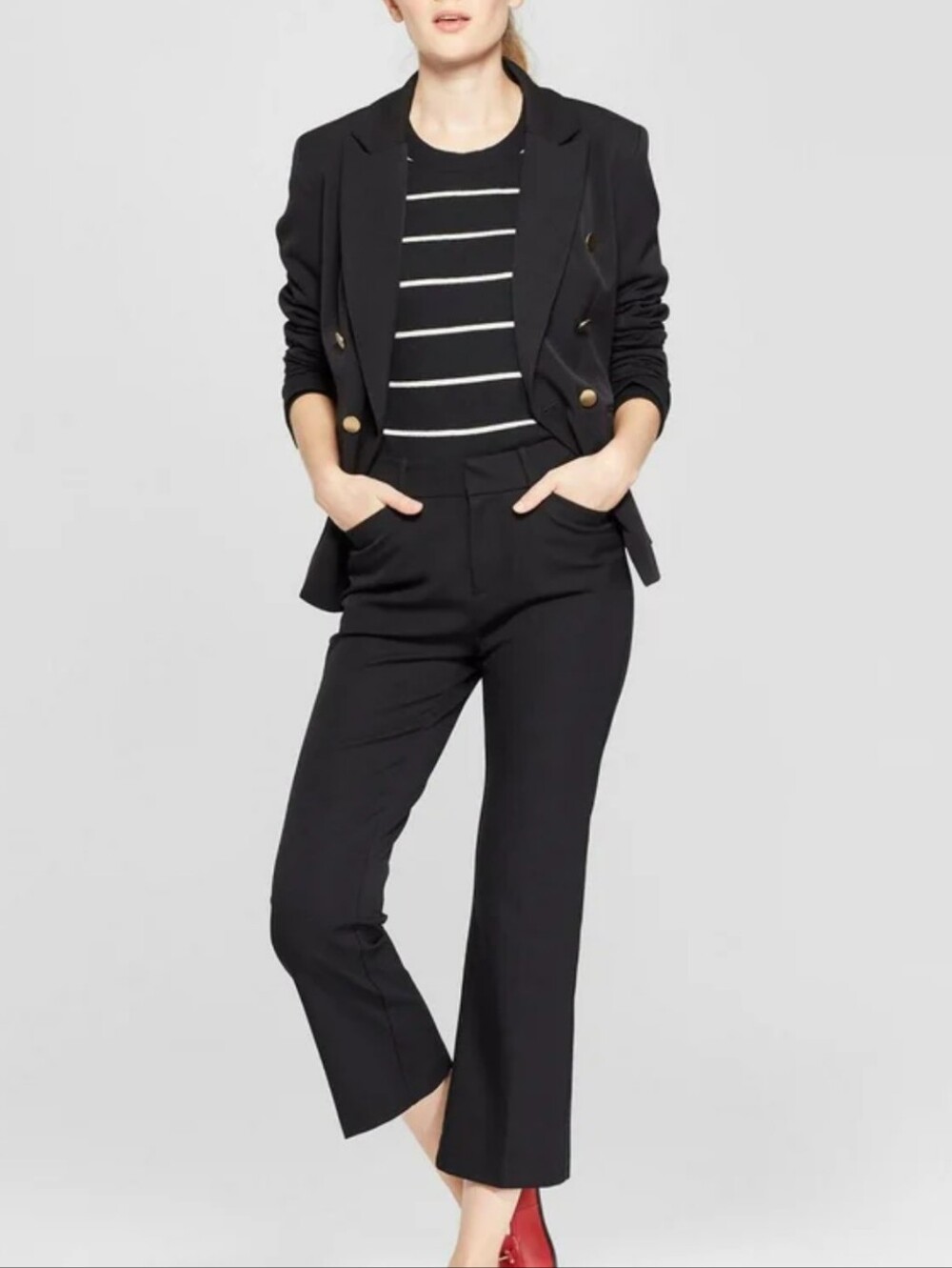 NWT Kick Flare Ankle Pants